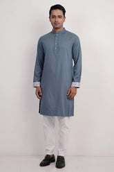 Men Panjabi (Oil Green)